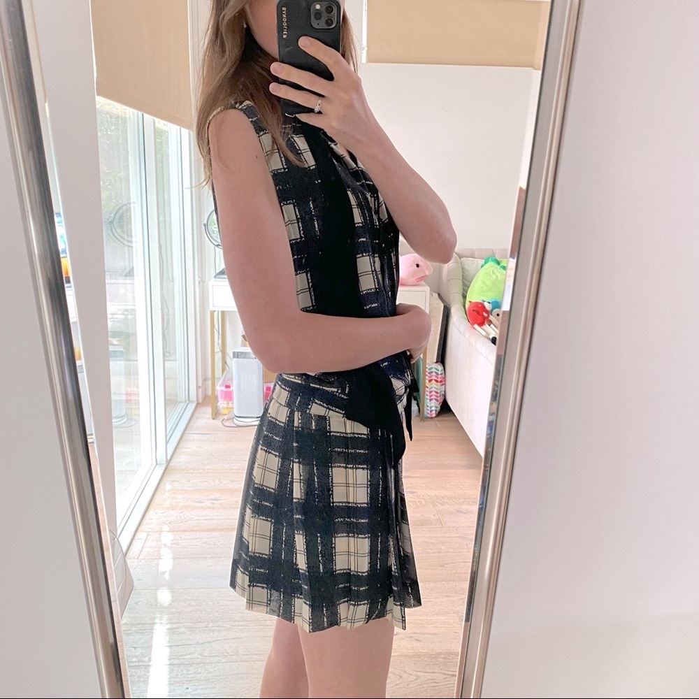 Diesel pleated skirt school girl dress